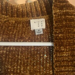 And Other Stories Brown Chenille Sweater